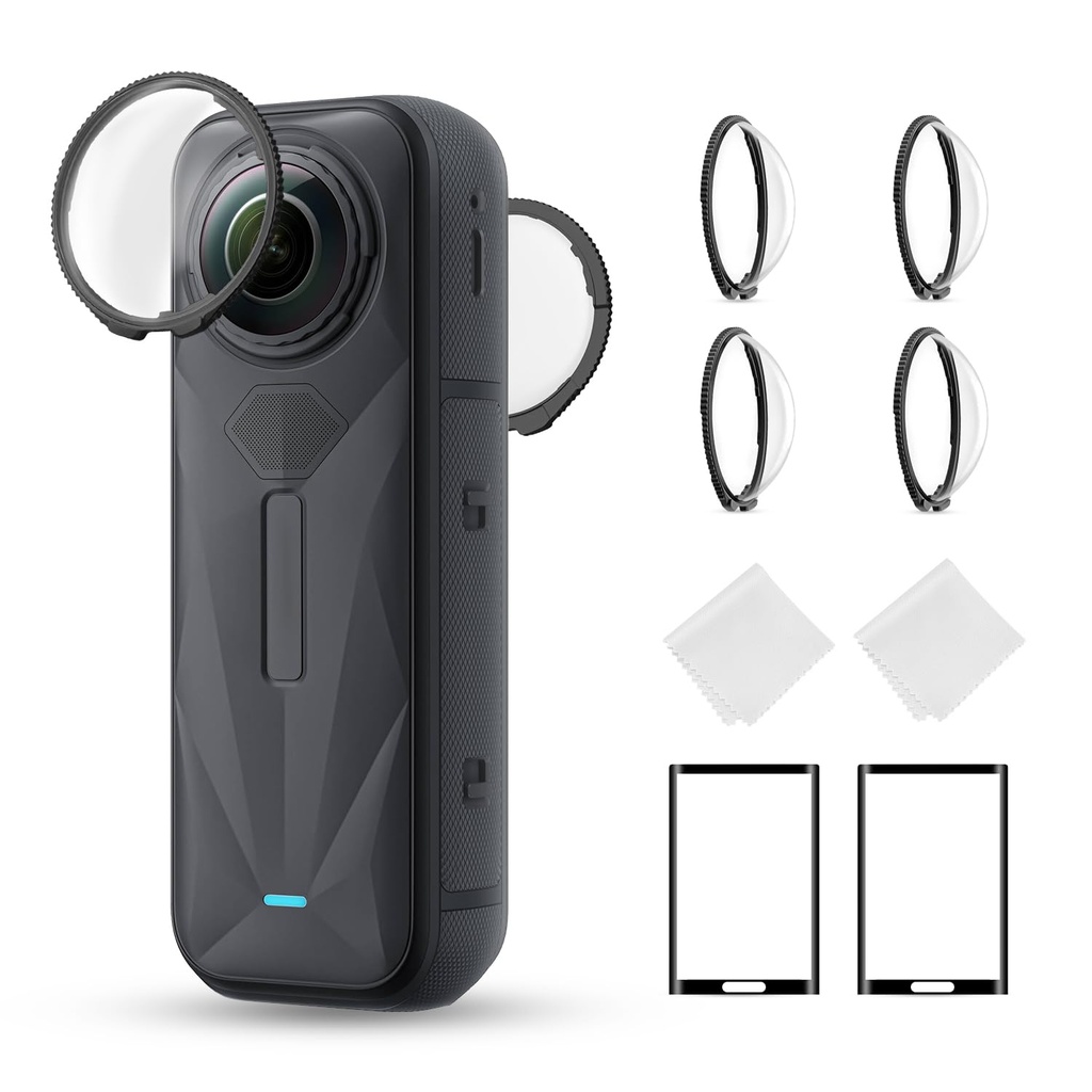 K&F CONCEPT Hardened Highly Transparent PC Lens Protector for Insta 360 X5