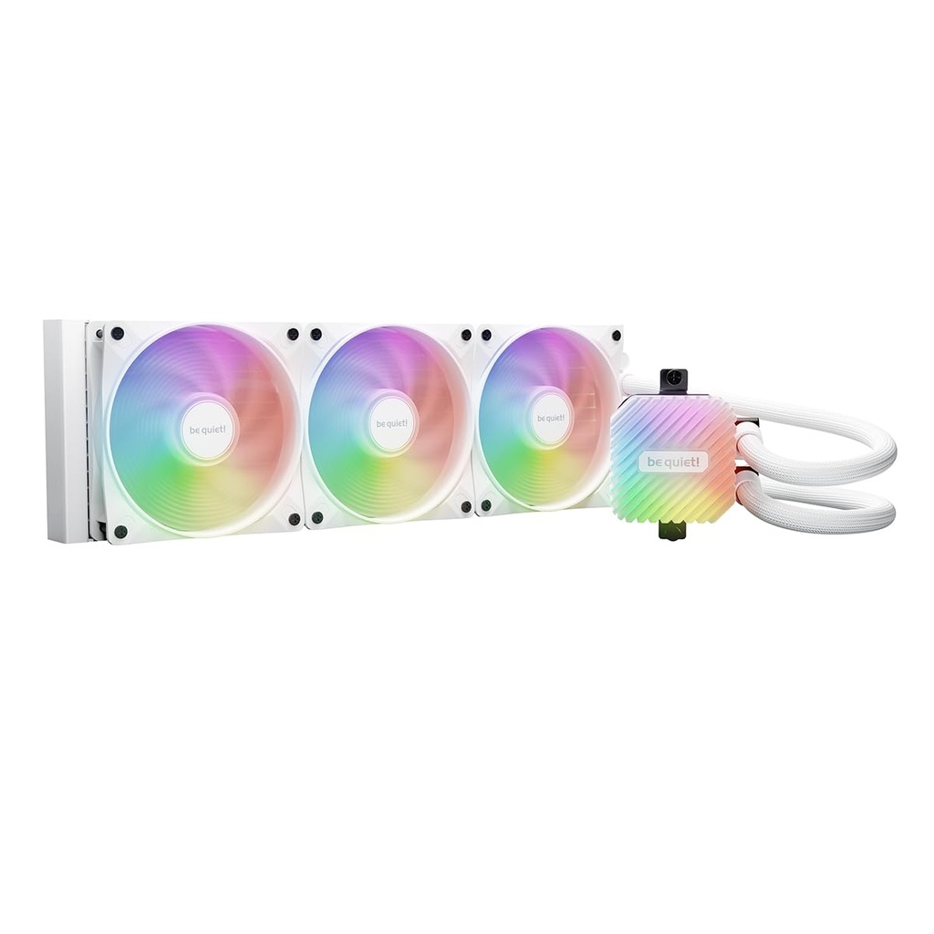 be quiet! Light Loop 360 mm White Water Cooling for Heavily Overclocked Systems, 3x Light W
