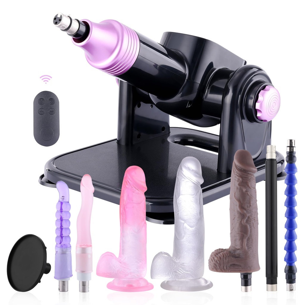 Sex Machine for Couples & Solo,Thrusting Dildo Machine with Remote Control