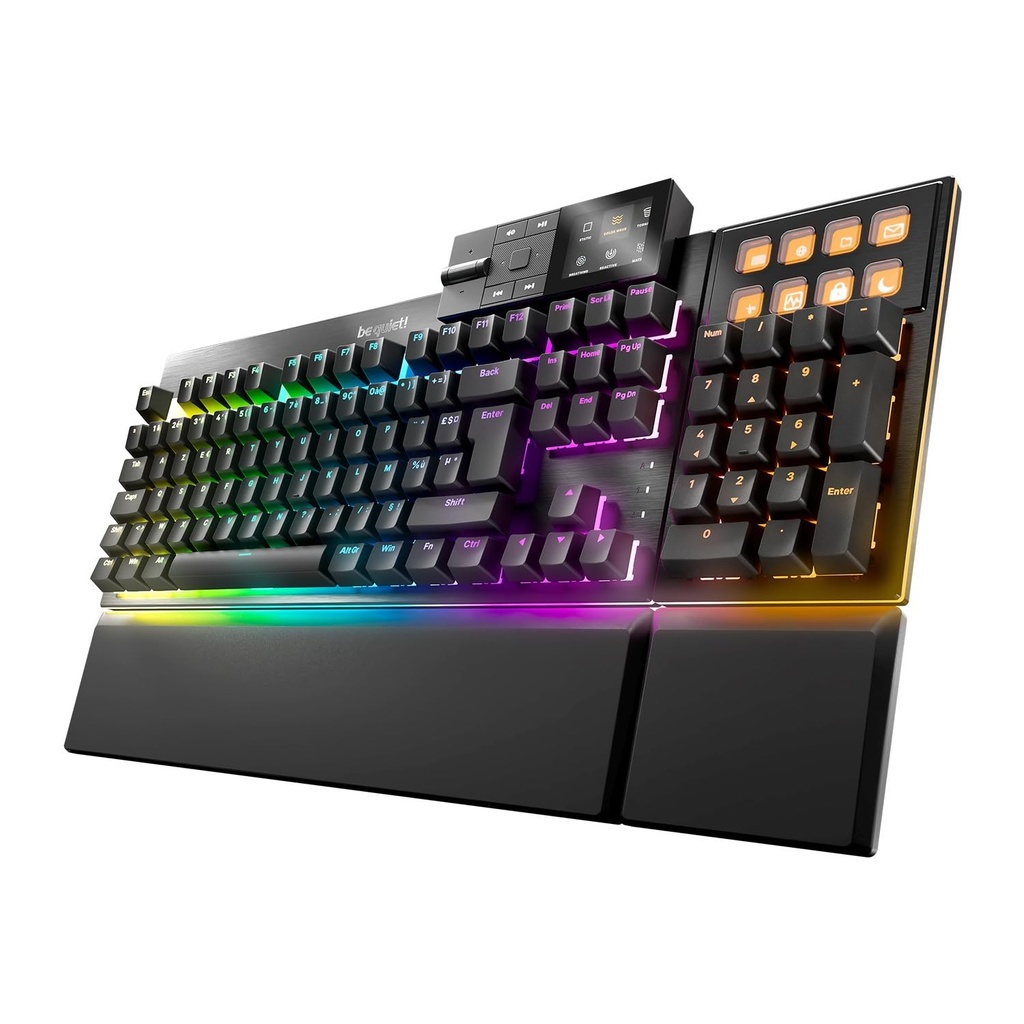 be quiet! Dark Mount Linear, Gaming Keyboard, Mechanical Silent Switches