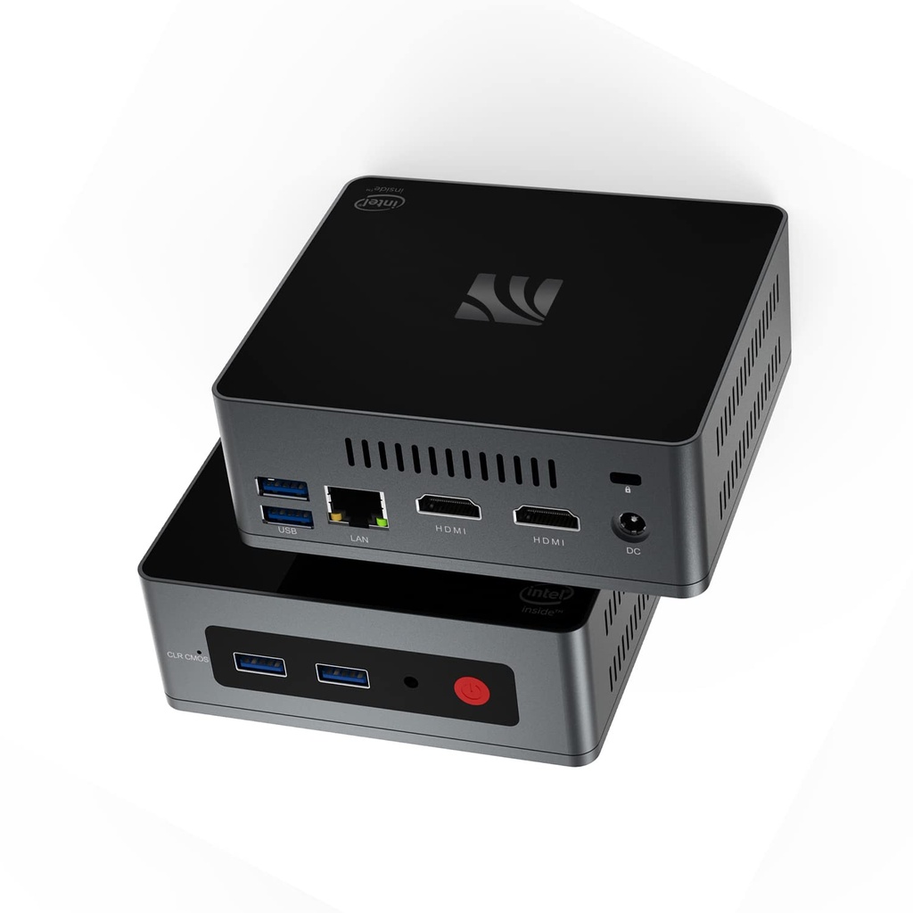 KUYIA Mini PC Desktop Computer Micro PC Windows 10 8GB RAM 128G SSD Celeron J4125(up to 2.7
