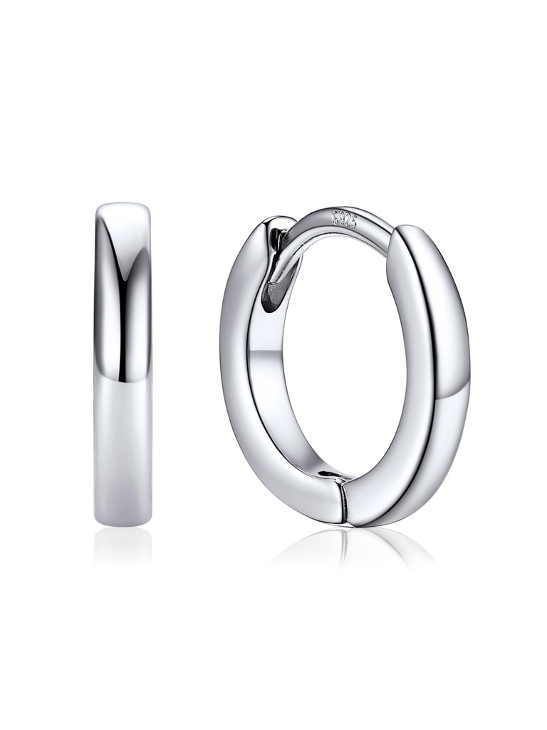PROSTEEL Huggie Hoop Earrings for Women, Hypoallergenic 925 Sterling Silver Post Lightweigh