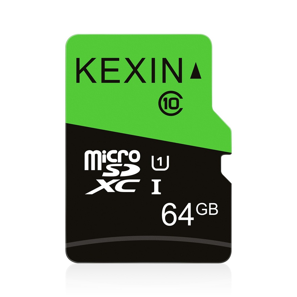 KEXIN Micro SD Card 64GB, MicroSDXC Memory Card UHS-3 Up to 85MB/s Read 30MB/s Write, Class