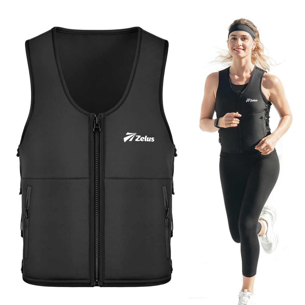 ZELUS Weighted Vest for Women, 4.5kg Z-Fit Weight Vest with Adjustable Soft Iron Weights, W