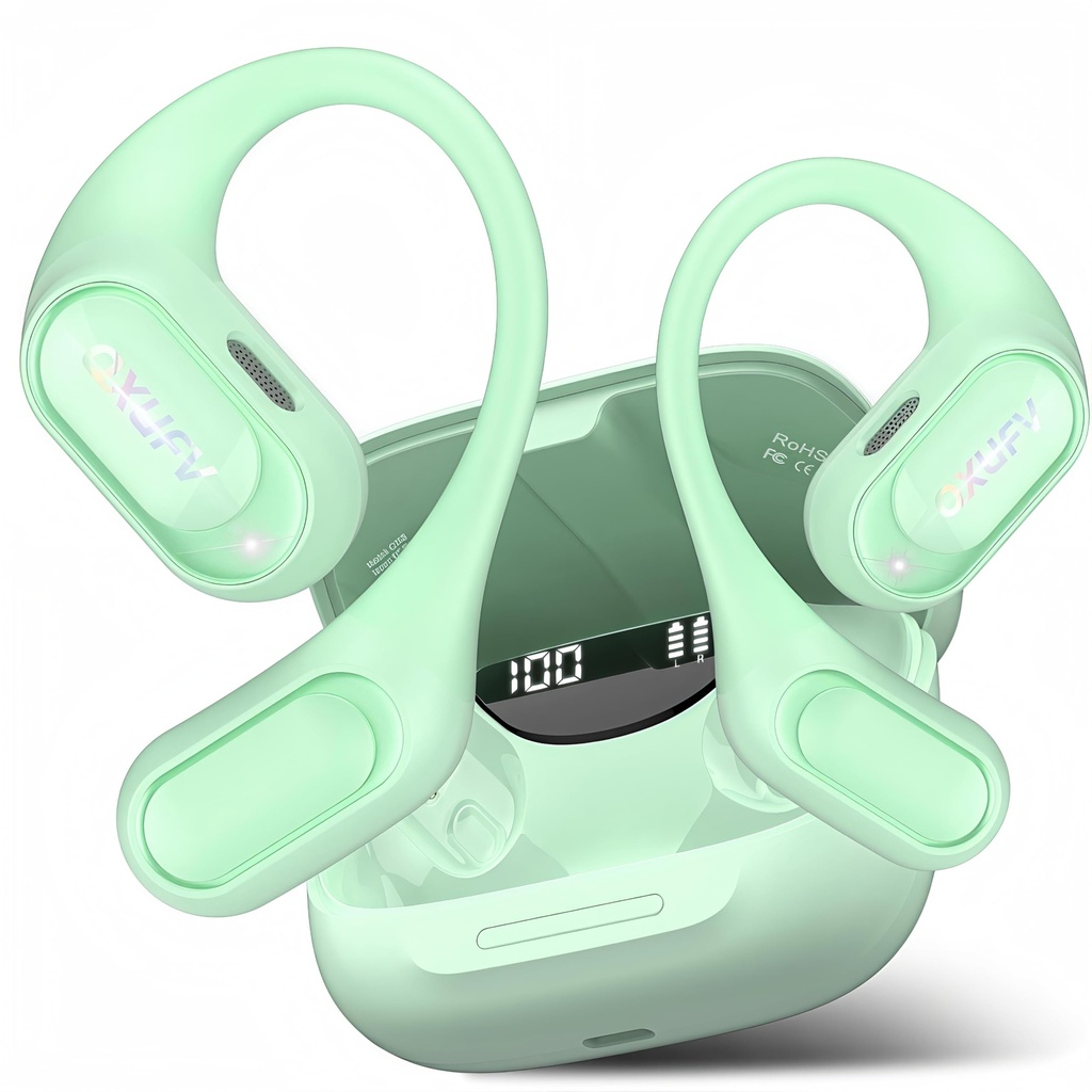 AI Language Translation Earbuds Real Time, 4-in-1 Bluetooth 5.4 Translator Earbuds, Support