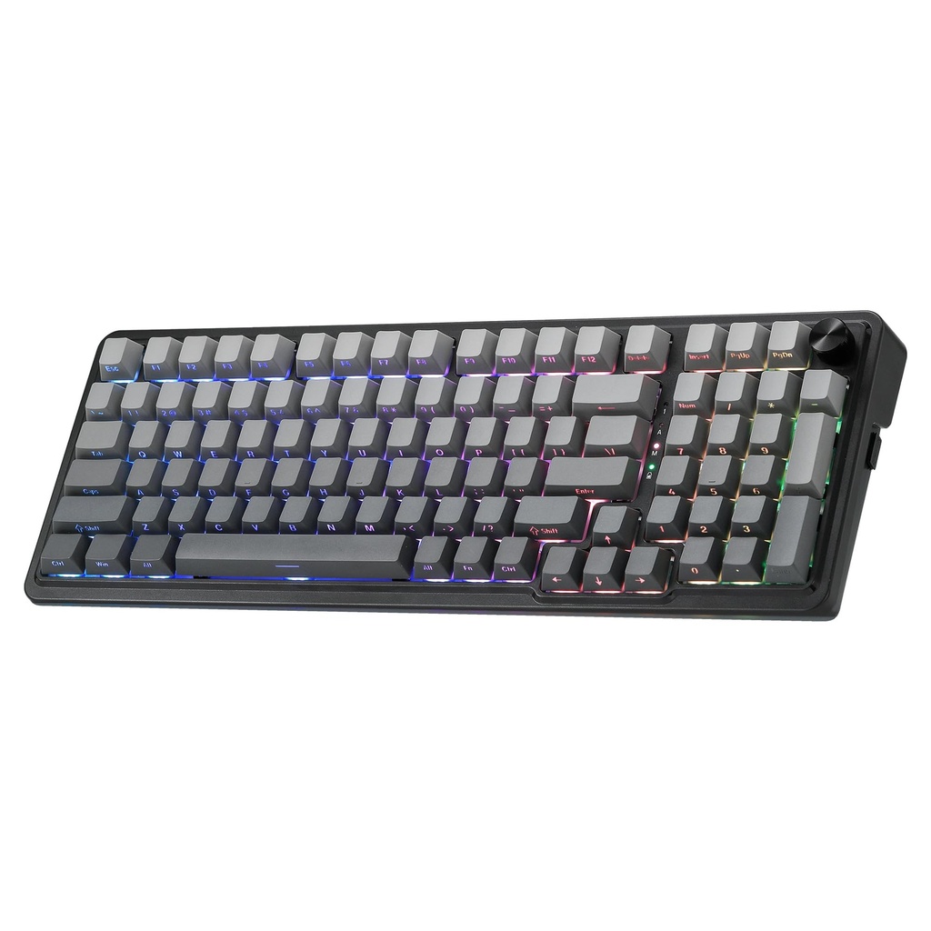 Redragon K686 PRO 98 Keys Wireless Gasket RGB Gaming Keyboard, 3-Mode PBT Mechanical Keyboa