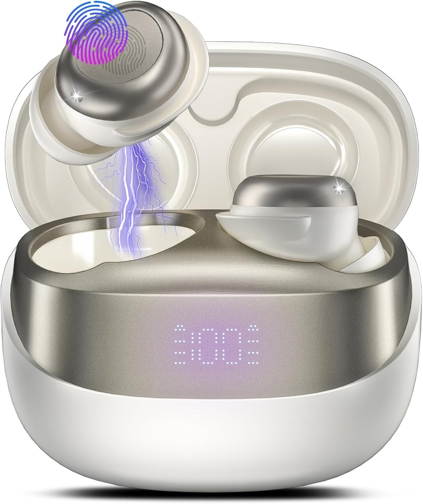 Mini Sleep Earbuds, Wireless Earbuds with ENC Clear Calls for Side Sleepers