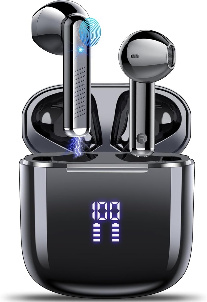 OYIB Wireless Earbuds, 2026 New Bluetooth 5.3 Headphones with HiFi Stereo and ENC Noise Can