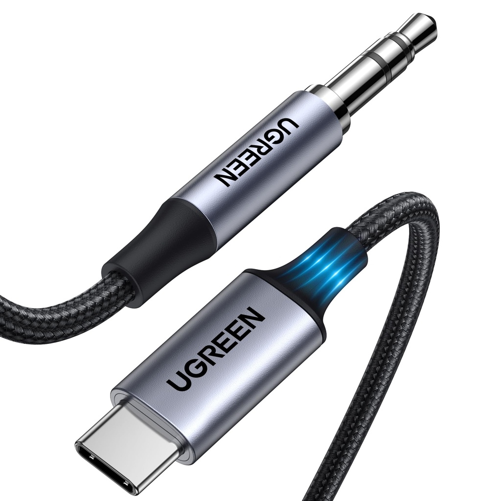 UGREEN USB C to Aux Cable 3.3FT DAC USB to 3.5mm Jack Headphone HiFi Stereo