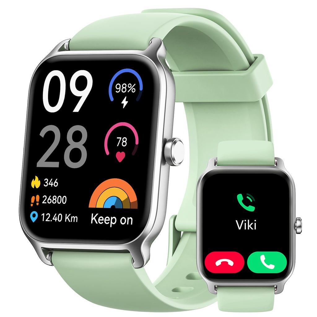 Smart Watch for Men Women, Answer/Make Calls, Alexa Built-in, [1.8" HD Screen] Smart Watche