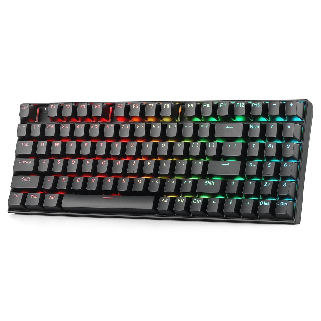 Redragon K736 PRO Rapid Trigger Wireless Gaming Keyboard, 90% 94 Keys 3-Mode Mechanical Key