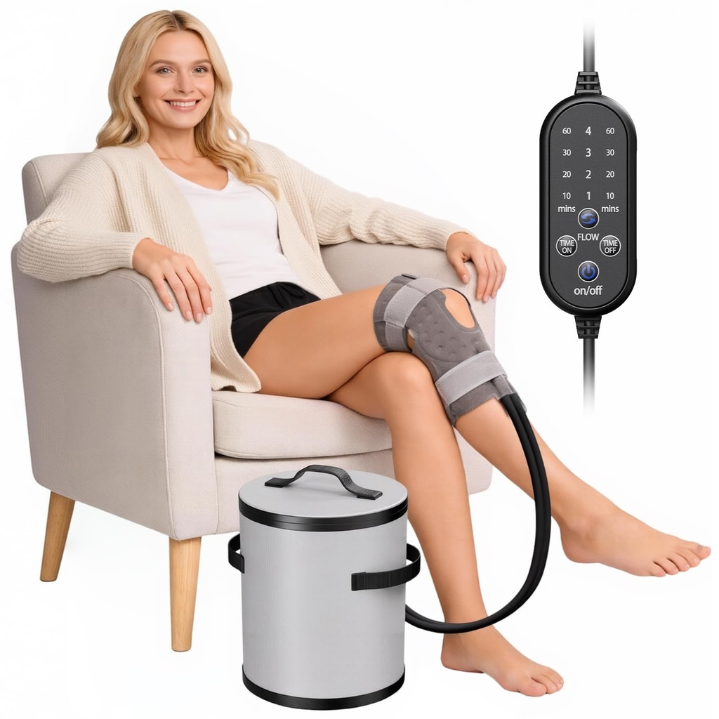 Viowey 14 QT Ice Machine for Knee Surgery, Cold Therapy Machine with Programmable Timer