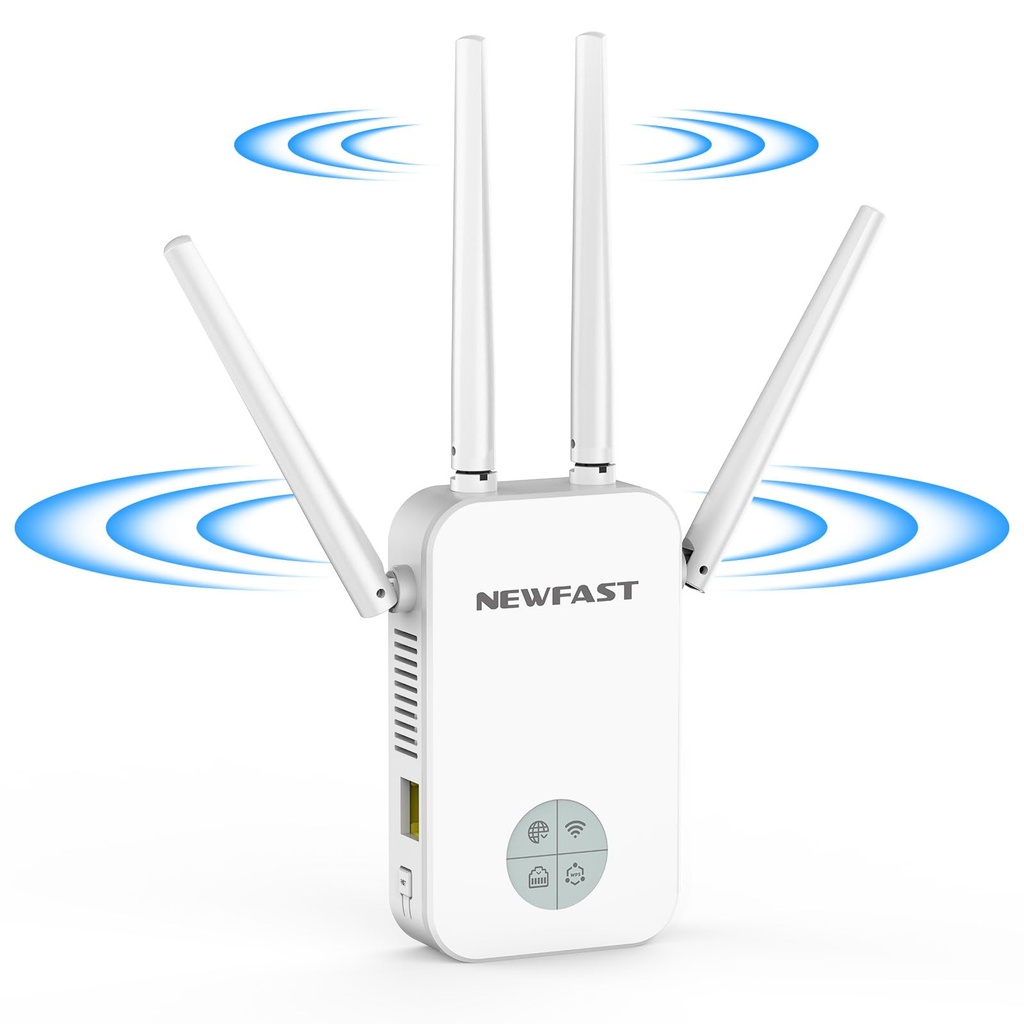 NEWFAST AC1200 WiFi Range booster 5.8/2.4GHz Dual band WiFi Booster