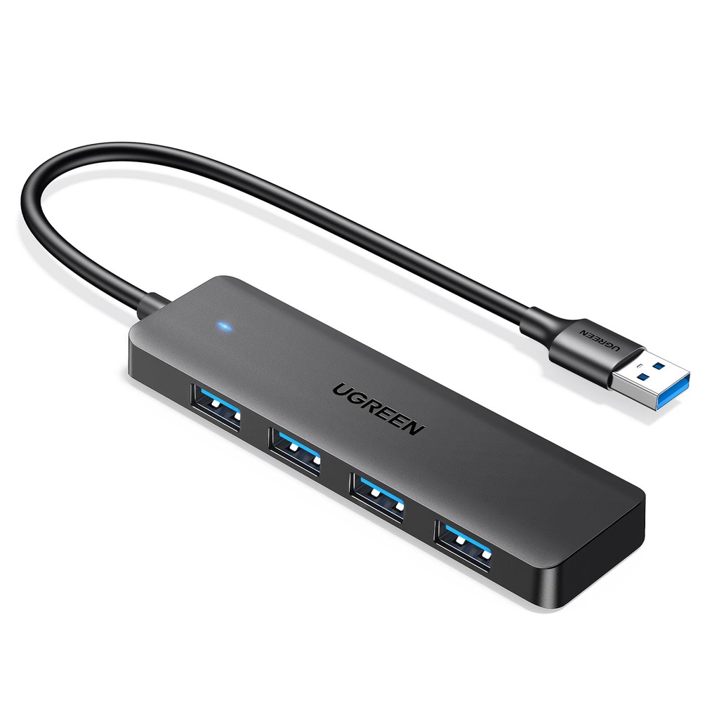 UGREEN USB Hub 3.0, USB Splitter 4 Port Ultra Slim with 5Gbps Data Transfer