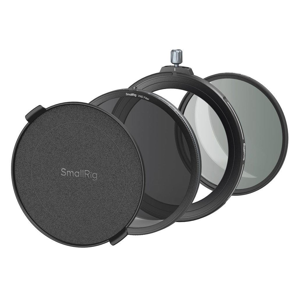 SMALLRIG 82mm UV & 95mm VND Filter Kit, Magnetic Attraction Design, 2-9 Stop Adjustment & 8