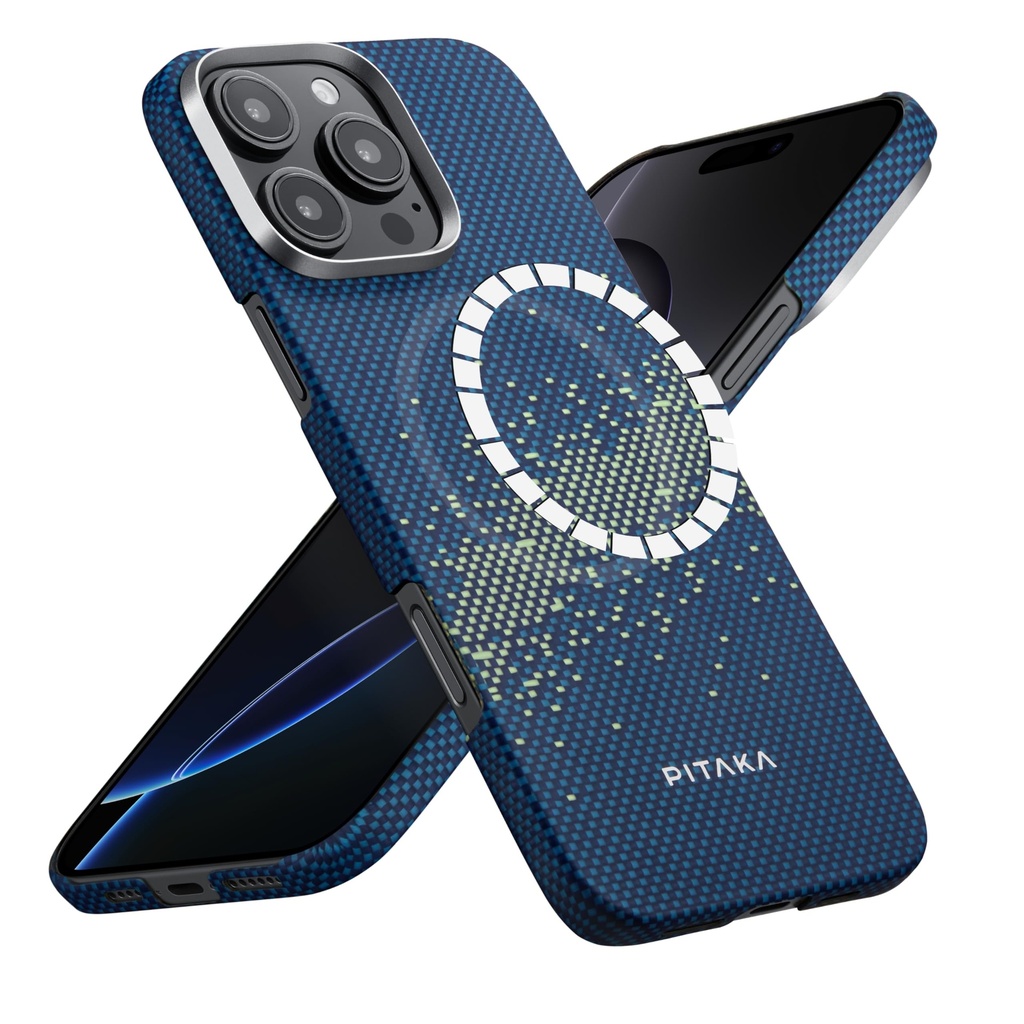PITAKA Magnetic Case for iPhone 16 Pro Max Lightweight and Thin Aramid Fibre Protective Cas