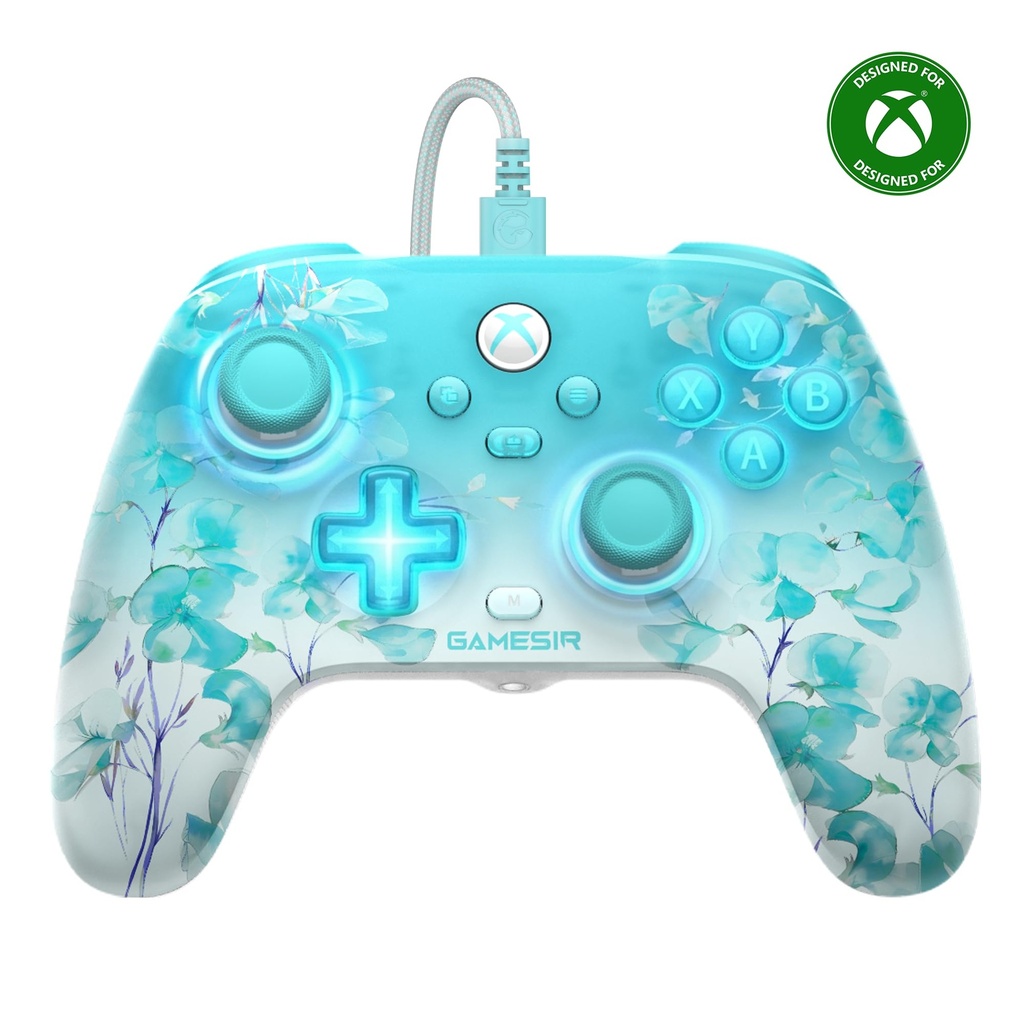 GameSir T7 Pro Floral Wired XBOX Controller,Hall Effect,RGB,Trigger Stop,PC