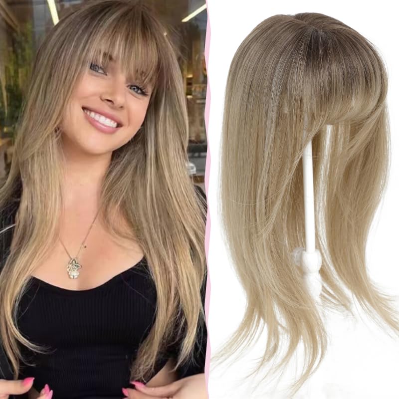 Nexyshe Hair Topper 18 Inch Hair Toppers for ThinningHair 4Ã¢Â€Â™Ã¢Â€Â™X5Ã¢Â€Â™Ã¢Â€Â™ Soft
