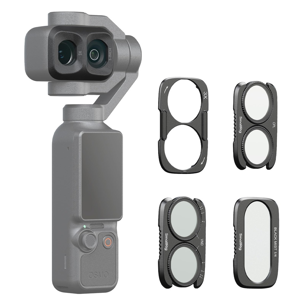 SMALLRIG Split Pocket 4P Filter Kit for DJI Osmo Pocket 4P