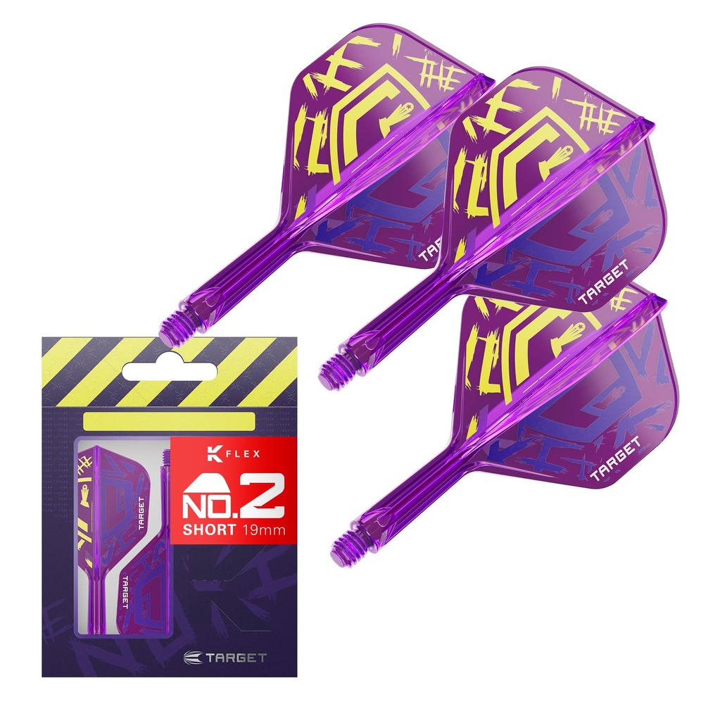 Target Darts Luke Littler World Champion K Flex Flights and Shaft System, No.2 | The Nuke 20