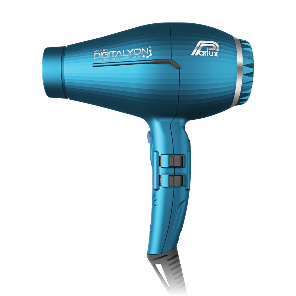 Parlux Digitalyon Blue Digital Hair Dryer with Slim Straightening Nozzle