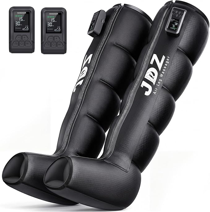 JDZ Cordless Leg Massager with 3 Modes, Compression Boots, X-Large