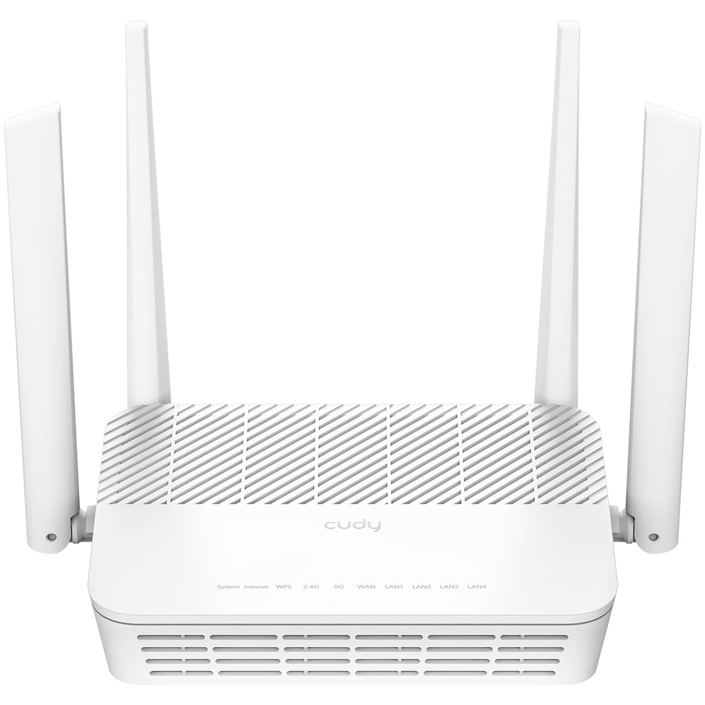 Cudy AX3000 2.5G Dual-Band Wi-Fi 6 Router, 4x GbE, 160MHz, OpenWRT, WR3000H