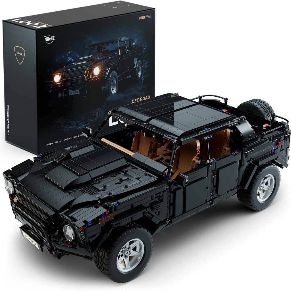 Nifeliz L002 OFF-ROAD Truck Model Car Building Set, 1:8 Scale Collectible Off-road Gift fo