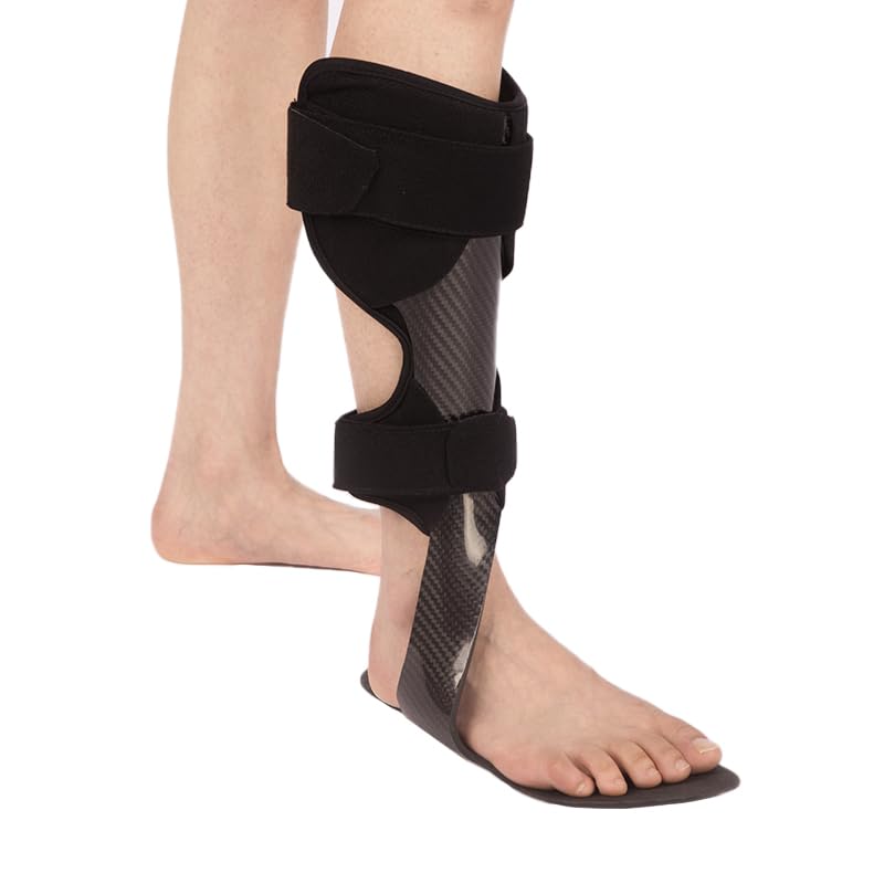 Tairibousy Carbon Fiber AFO Brace Lightweight Ankle Foot Orthosis Foot Drop Brace AFO Reha