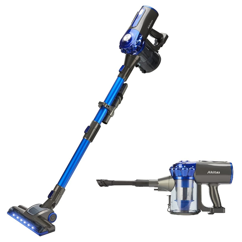 Akitas V8 3-in-1 Cordless Hoover Vacuum Cleaner Handheld & Upright Lightweight 22.2 V 150 