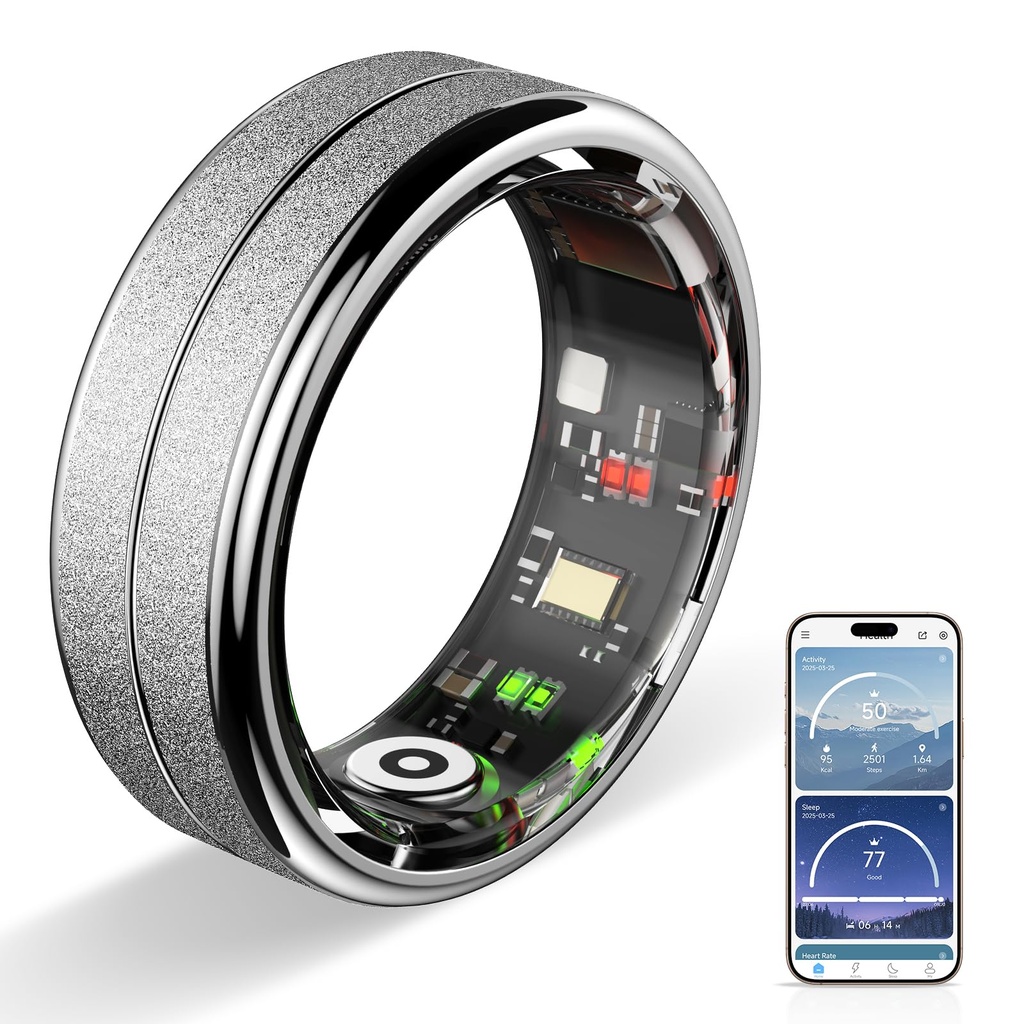Smart Ring, No Subscription Fee, Sleep, Heart Rate & Blood Oxygen (8)