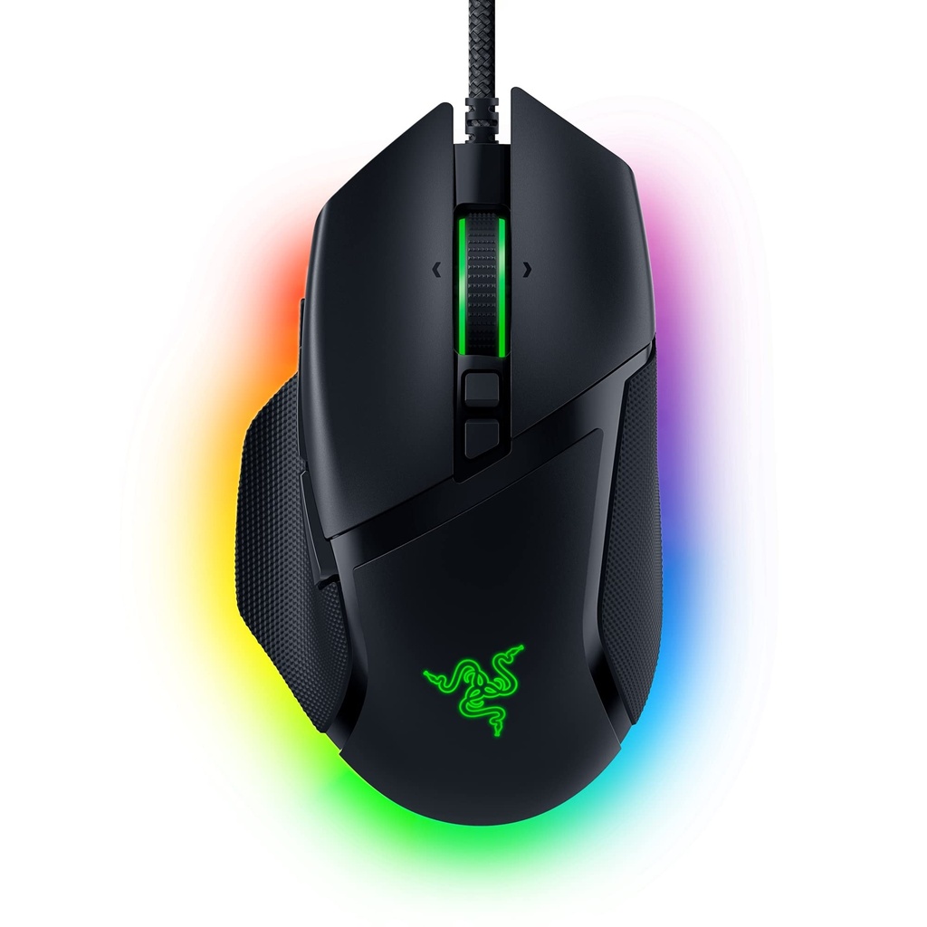 Razer Basilisk V3 - Wired Customisable Gaming Mouse (10+1 Programmable Buttons, HyperScrol