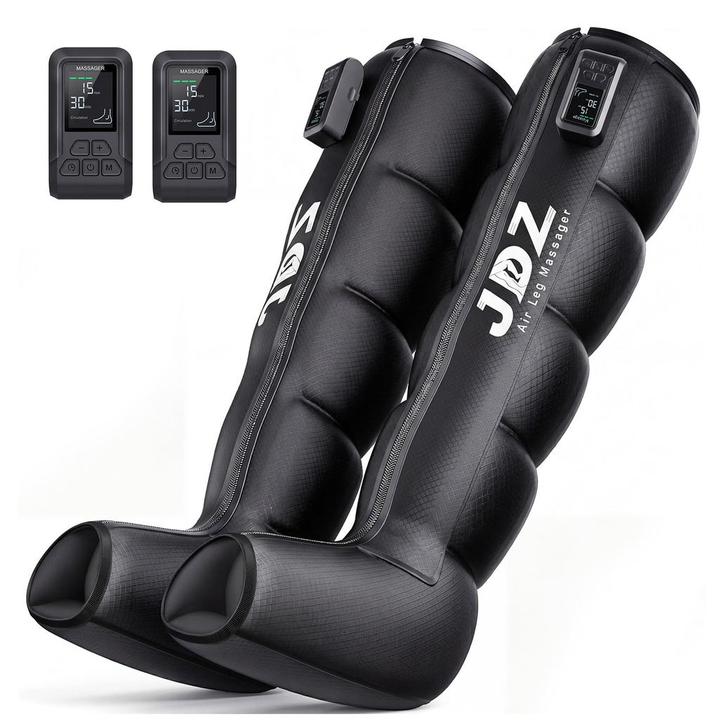 JDZ Cordless Leg Massager with 3 Modes, Compression Boots, X-Large