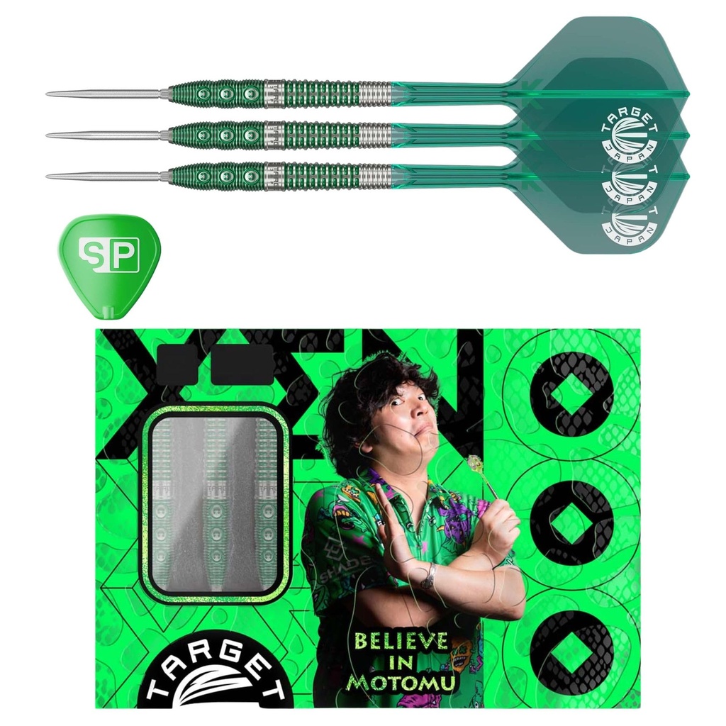 Target Japan Prime Series Xeno G1 Steel Tip Darts with Kflex, 23G | 90% Tungsten Darts Set