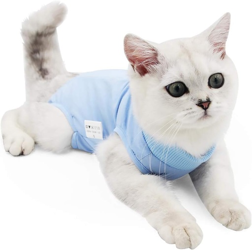 [ITM42879] Job Lot of 70 x Cat Professional Recovery Suit for Abdominal Wounds or Skin Diseases, E-Collar Alternative 