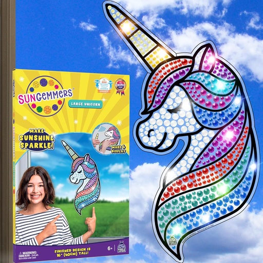 [ITM44925] Job Lot of 166 x PURPLE LADYBUG SUNGEMMERS Large Unicorn Suncatcher Craft Kits for Kids