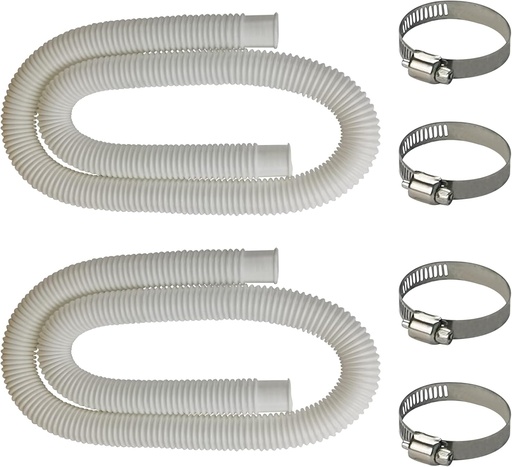 [ITM58065] Job Lot of 7 x Swimming Pool Hose, Swimming Pool Pump Replacement Hose,Swimming Pool Replacement Hose with 2