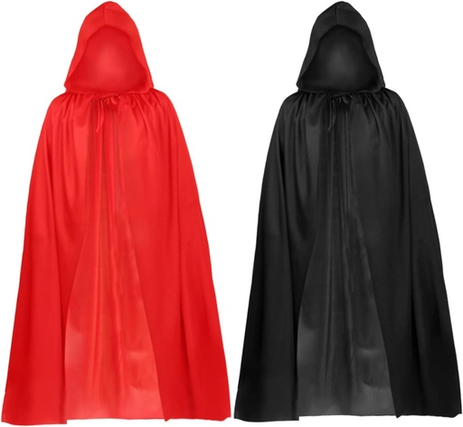 [ITM75957] Job Lot of 18 x MIVAIUN 2 Pieces Halloween Hooded Cape for Kids Devil's Cloak