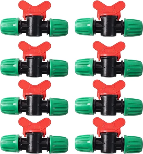 [ITM76209] Job Lot of 27 x Brand New Tesmotor 8 Pack Drip Irrigation Switch Valve for Garden Sprinkler System