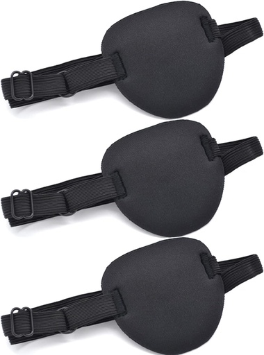 [ITM71115] Job Lot of 5 x Eye Patch for Adults Kids, 3 PCS Medical Eye Patches Black, Comfortable Lazy Eye Patches 