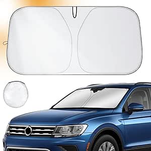 [ITM73779] Job Lot of 13 x Ventdest Car Windshield Sun Shade, Block UV Rays Sun Visor Protector, Front Window Sunshades