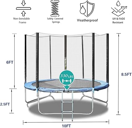 [ITM75297] Job Lot of 8 x Hydrogarden Trampoline Sprinkler, 15M Hose Water Sprayer Outdoor Water Sprinklers