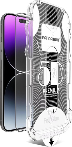 [ITM75819] Job Lot of 88 x PANDA BUK Tempered Glass Screen Protector for iPhone 15 Pro [6.1"], Full Cover iPhone 15 Pro