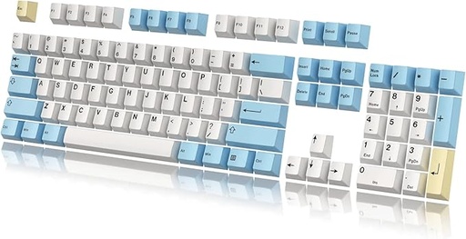 [ITM76587] Job Lot of 16 x HK GAMING Custom Keycaps | Dye Sublimation PBT Keycap Set for Mechanical Keyboard | 139 Keys