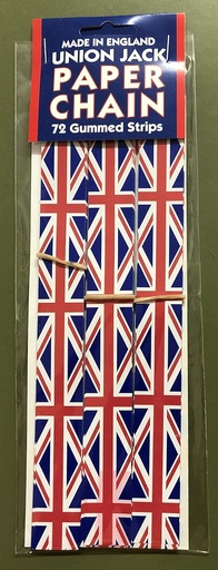 [ITM86247] Job Lot of 114 x Union Jack Paper Chains