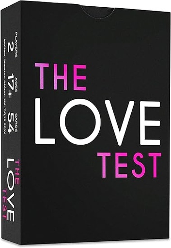 [B0B5R7J7NP] Couples Games The Love Test for Valentines Day, an Adult Card Game and Gift for Anniversary Date Night Ideas, Partner Relationship Building, Wedding Gift Ideas for Him & Her 