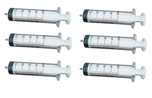 [ITM119547] Job Lot of 9 x PintoMed - Disposable Syringe 50ml Without Needle, Sterile, 3 Parts, Luer Slip, Pack 6 Pcs